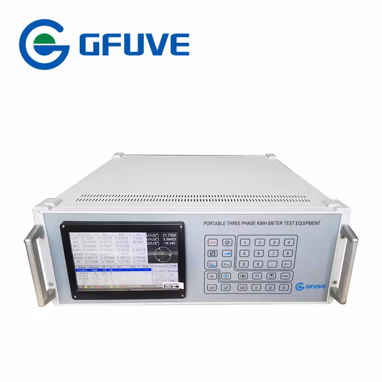 GF302D Multi-Position Portable Three Phase Kwh Meter Test Equipment